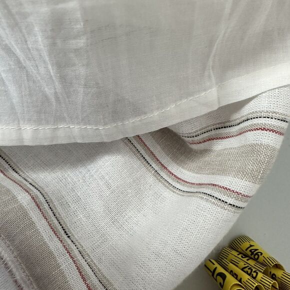 Soft Surroundings Dress Womens Medium Petite Ivory Equinox Linen Beach Neutral - Picture 14 of 15